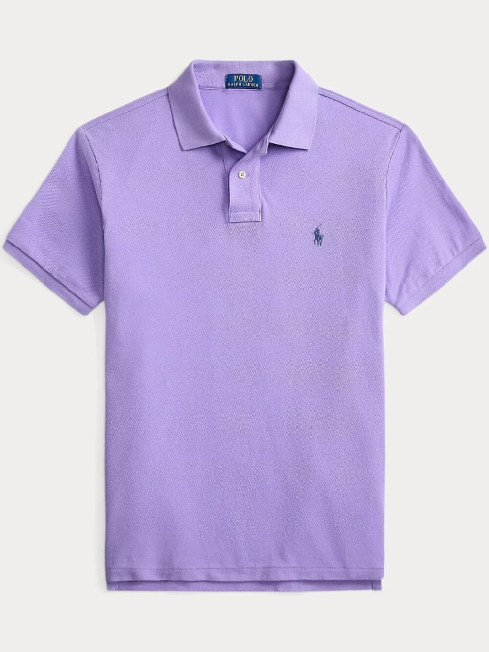 POLO RALPH LAUREN Cotton Mesh Classic Fit Polo Light Purple LARGE NWT